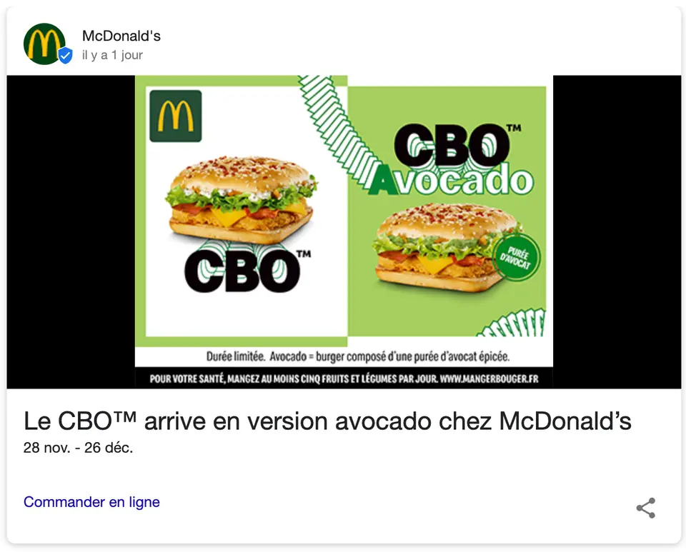 Mcdo Google post