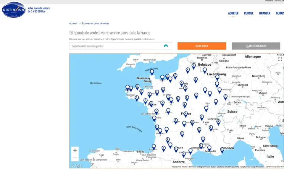 store locator distinxion