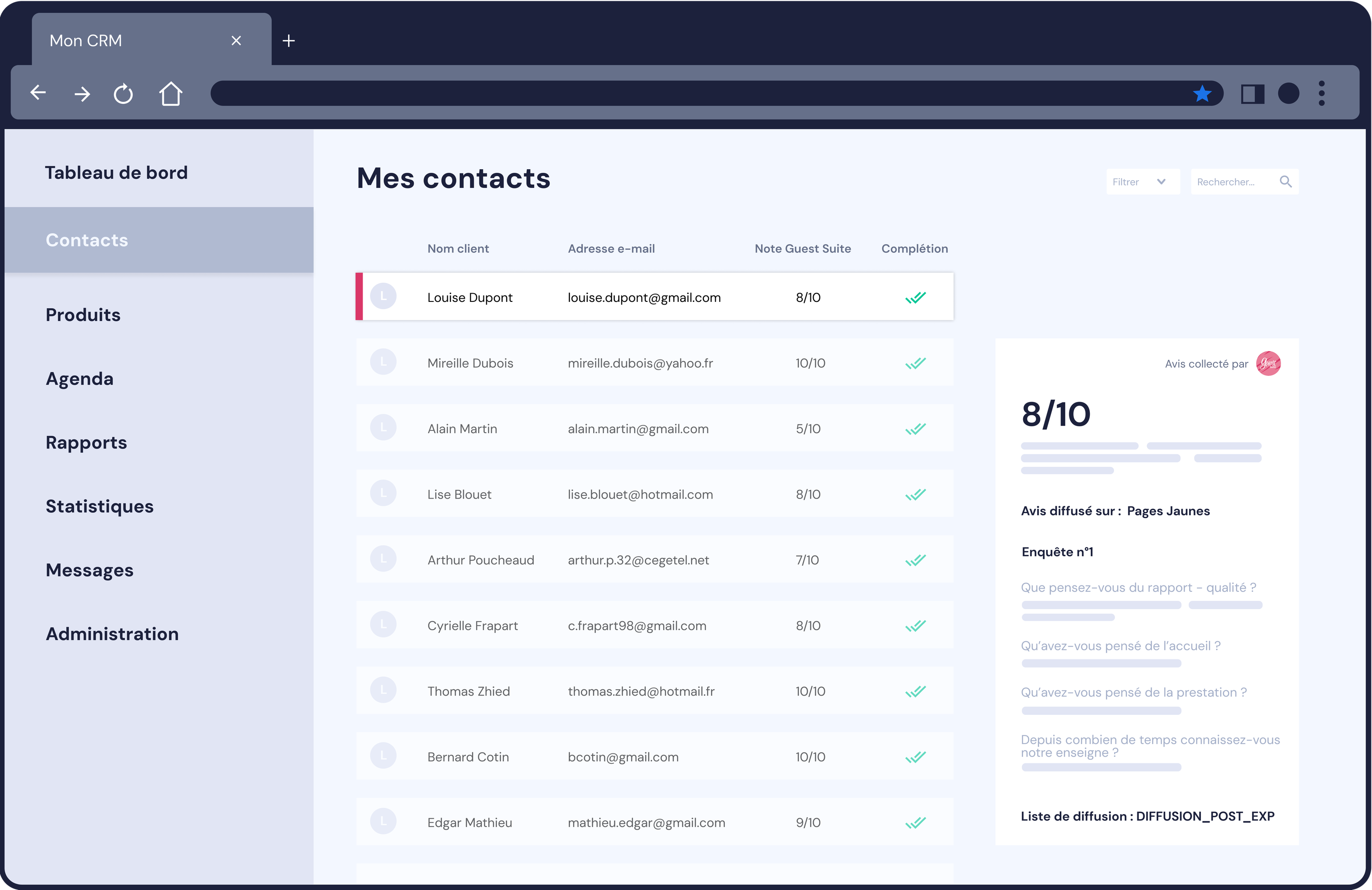 API CRM - Illustration