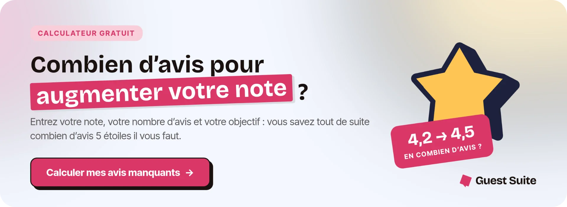 calculateur avis Google