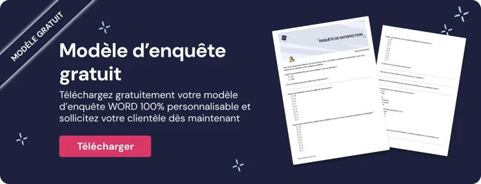 CTA modèle enquête