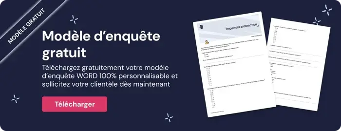CTA modèle enquête