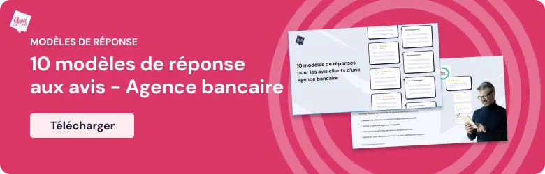 CTA Modèles de réponse banque